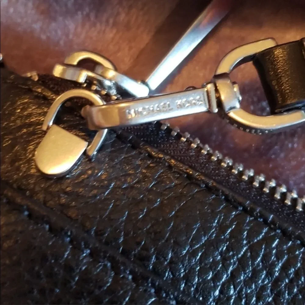 Michael Kors James Large Leather Clutch & Crossbody